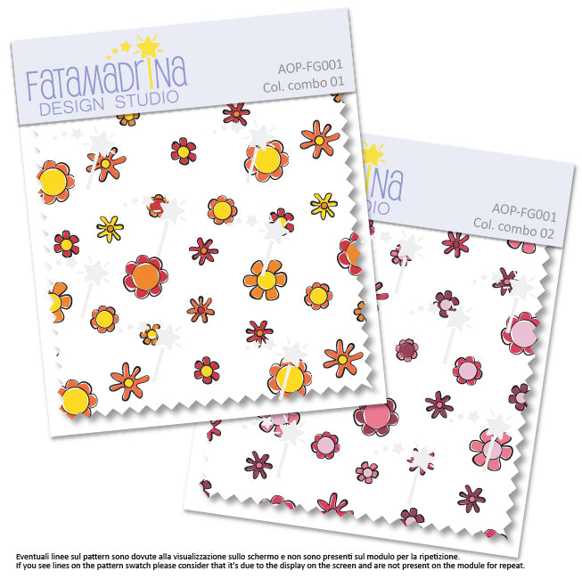 Grafica Pattern - Fiorellini stilizzati