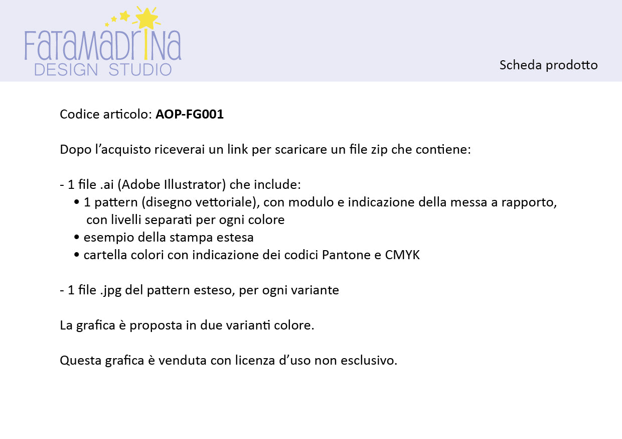 Grafica Pattern - Fiorellini stilizzati