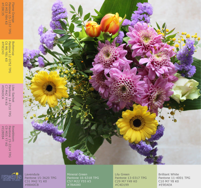 Mini moodboard - Beautiful bouquet