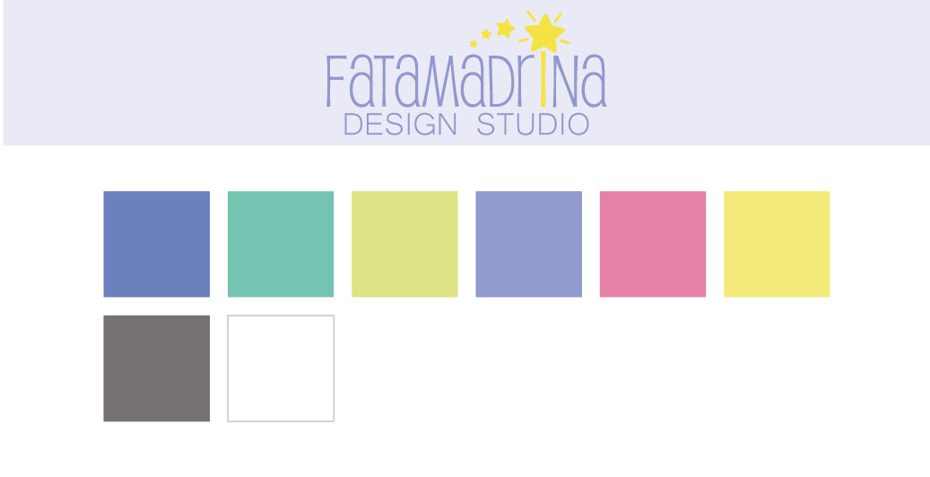 Coordinato di grafiche - Pavone dai colori brillanti