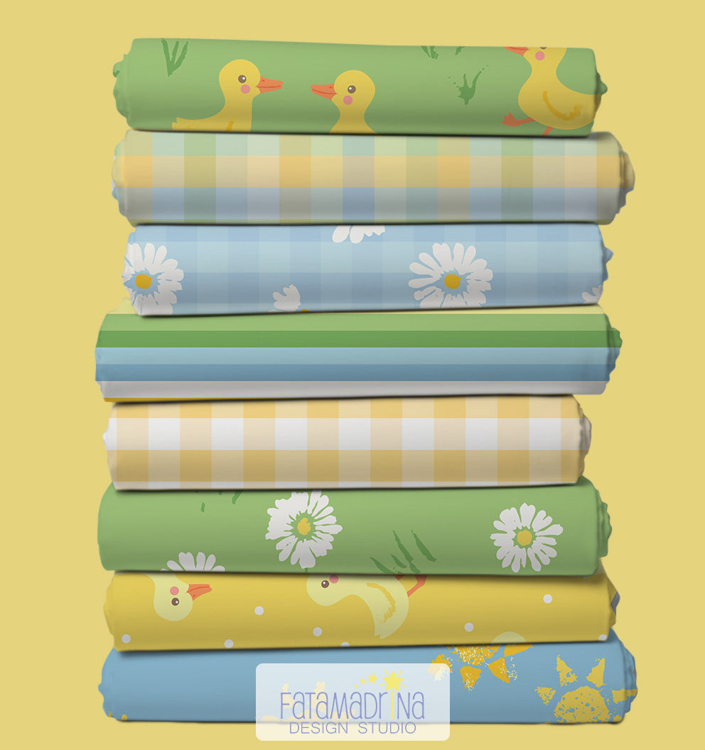 Folded fabrics showing ss 2027 collection