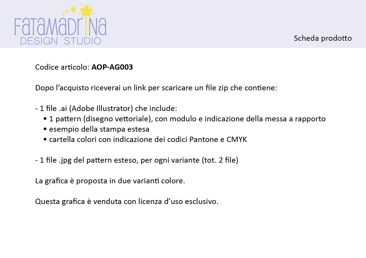 Grafica Pattern - Frutta