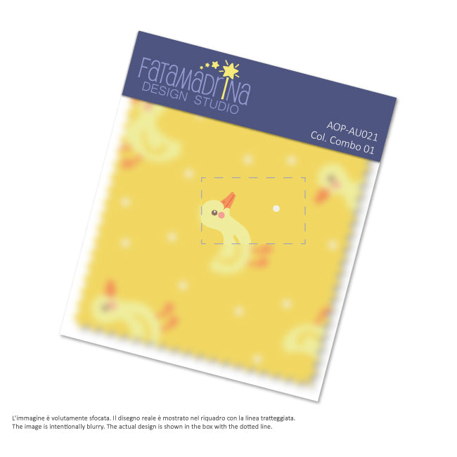 Pattern vettoriale - Anatroccoli e pois