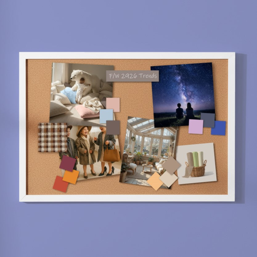 Inspirational board for FW 26-27 kidswear trends