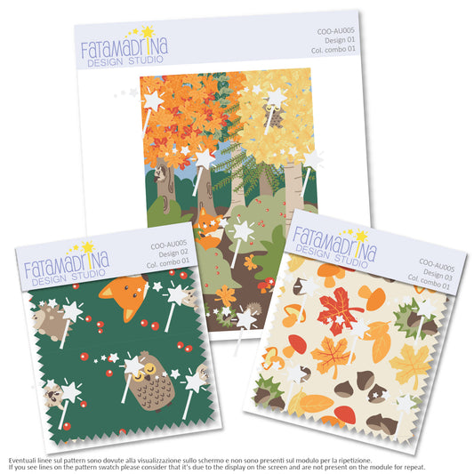 Matching graphics - Autumn in the woods