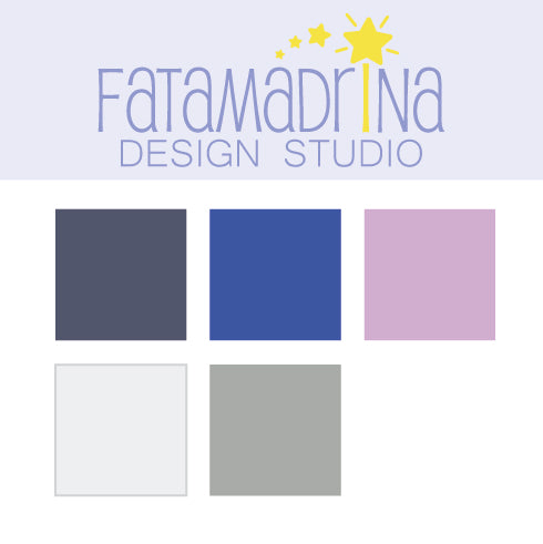 Set of matching graphics COO-AU011 Colour palette
