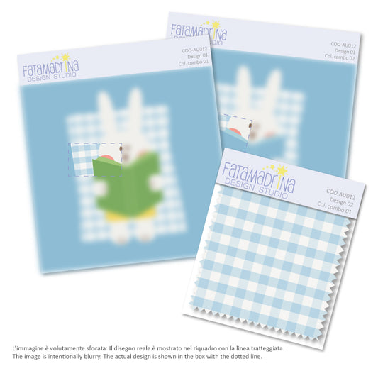 Coordinato di grafiche - Coniglietto che legge