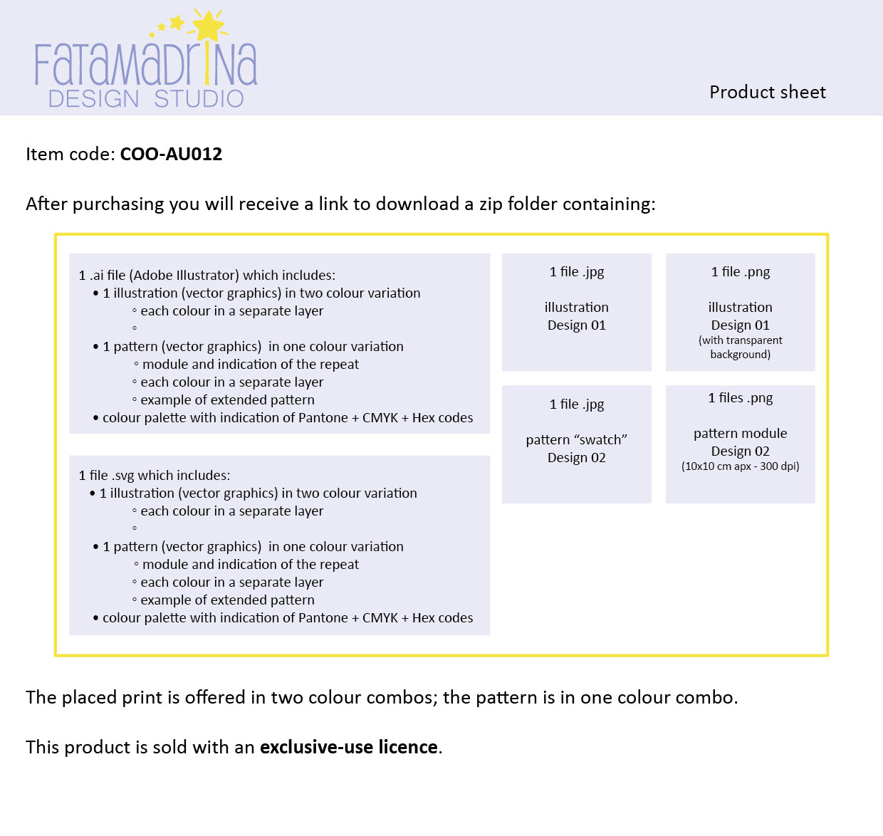 Coordinato di grafiche - Coniglietto che legge