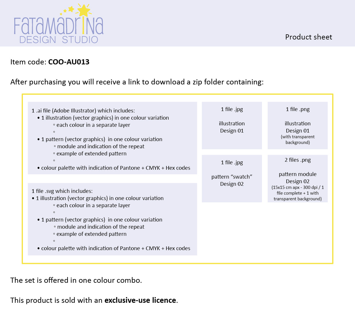 Coordinato di grafiche - Sole che ride
