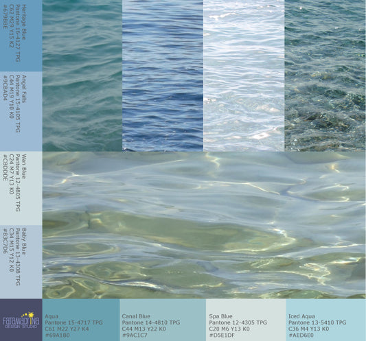 Mini moodboard - I colori del mare