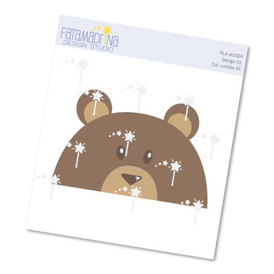 Illustration - Teddy bear head