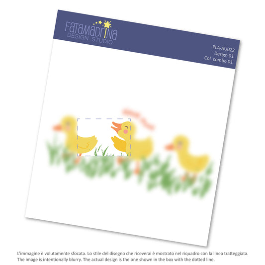 Grafica vettoriale - Tre anatroccoli